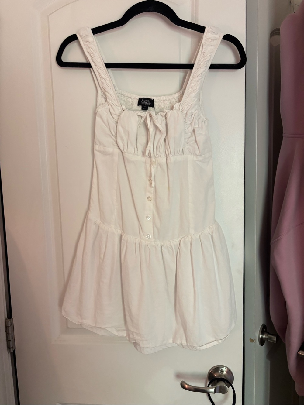 Beverly and Beck White Mini Dress